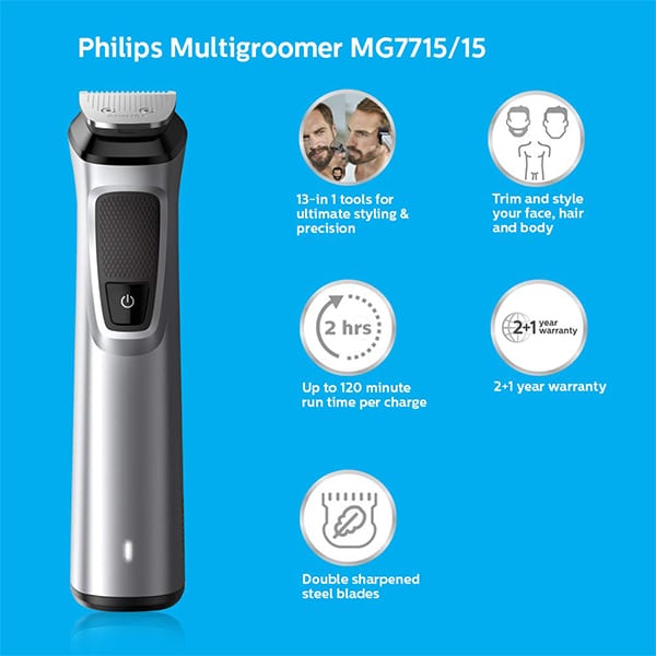 PHILIPS MG7715 13-in-1 Body Trimmer