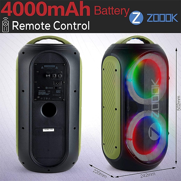 Zoook Show Stopper 100W Bluetooth Speaker