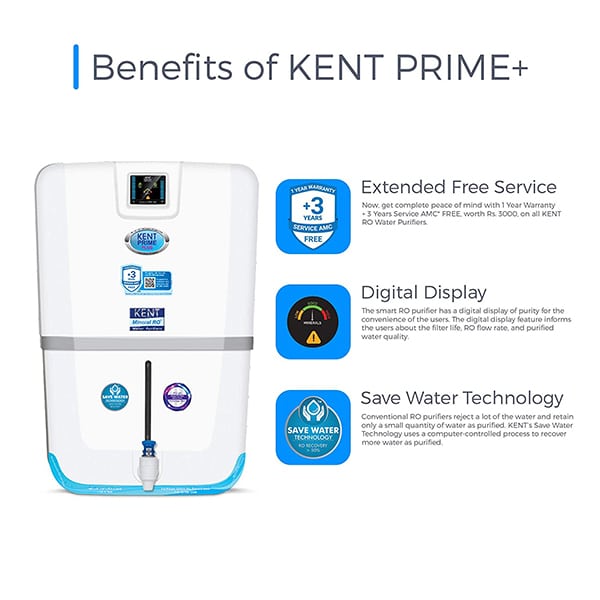 Kent RO Prime Plus RO+UV Water Purifier
