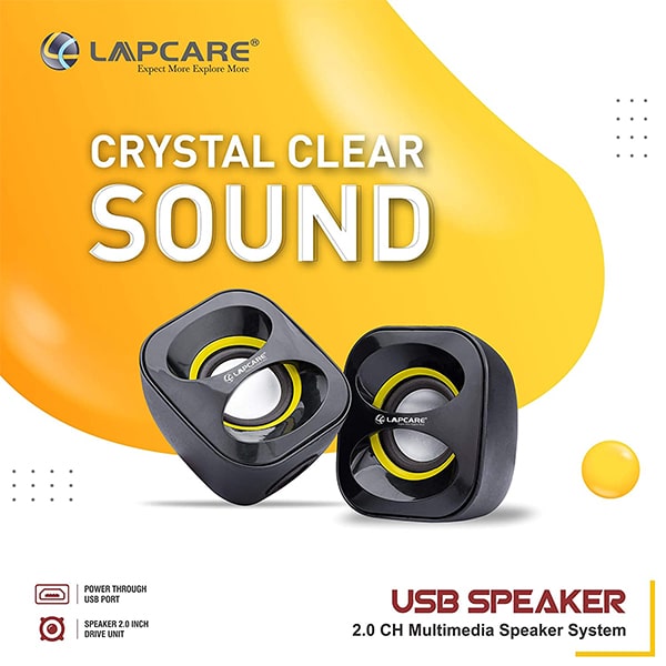 Lapcare LUS-040 3W Multimedia Speaker