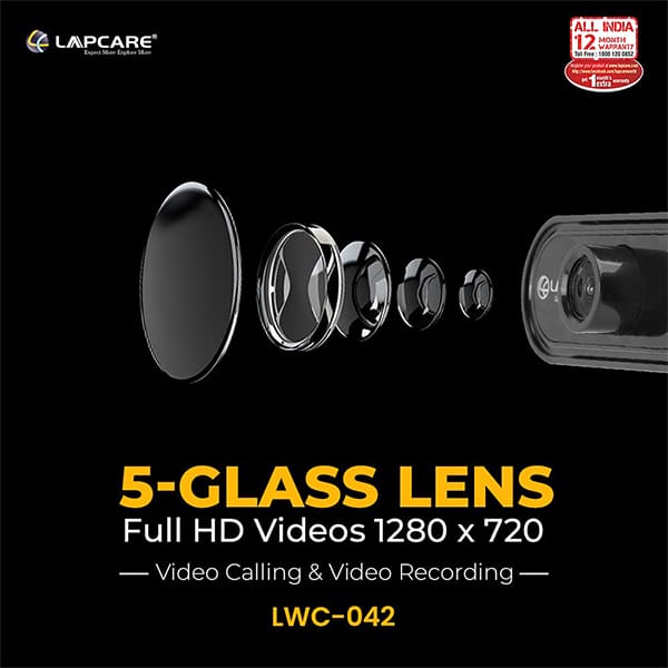 Lapcare Lapcam HD 720MP Web Camera