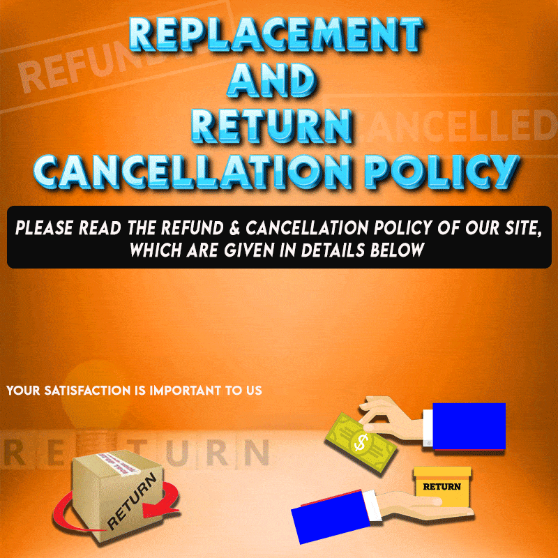 Replacement And Return Cancellation Policy Mobile Banner