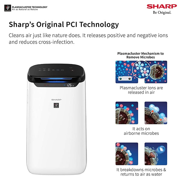 Sharp FP-J60M-W Room Air Purifier
