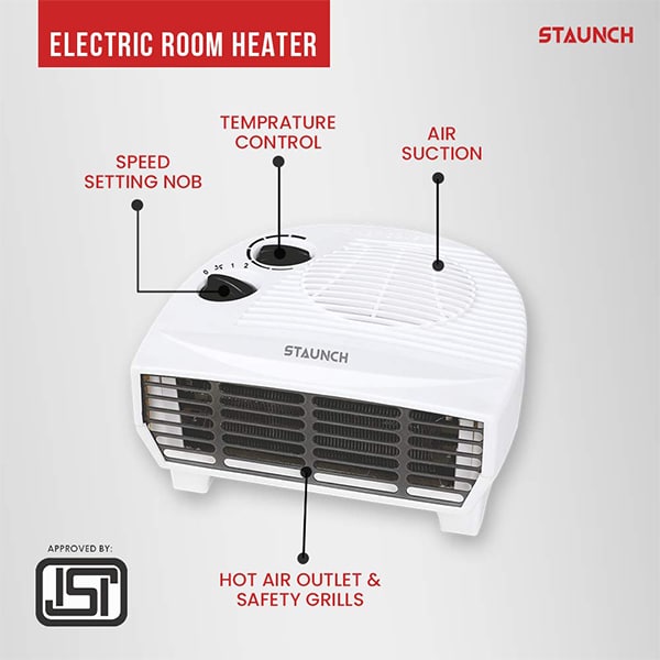 Staunch SH-101 Electric Room Fan Heater