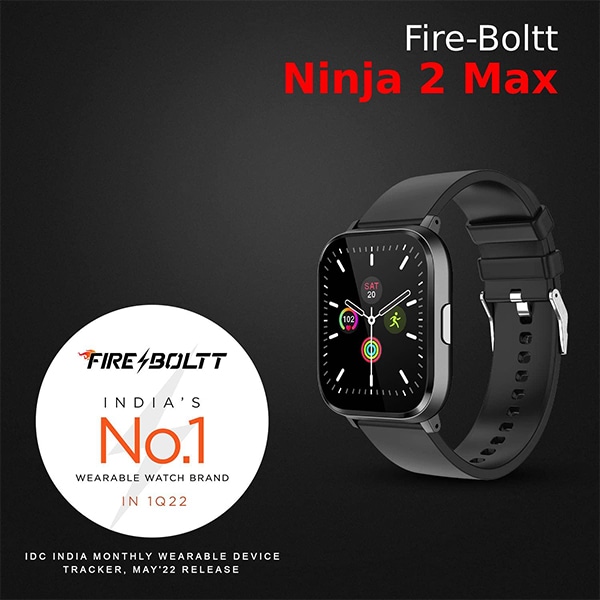 Fire-Boltt Ninja 2 Max Touch Display Smartwatch