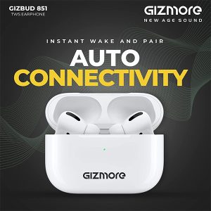 Gizmore TWS 851 Earbuds Bluetooth Headset