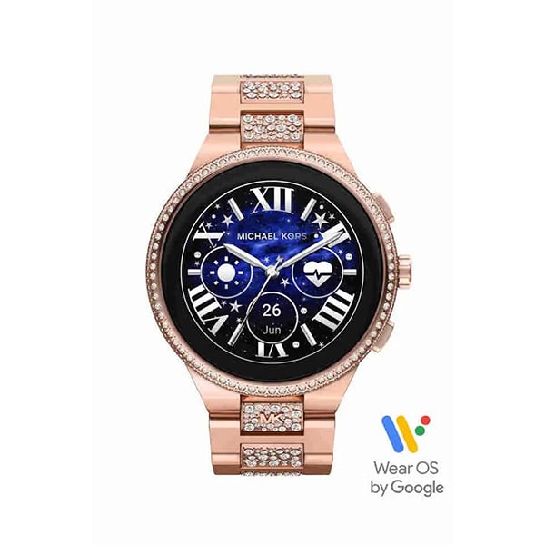 Michael Kors Gen 6 Camille Full Color Display Stainless Steel Digital Watch (MKT5147)