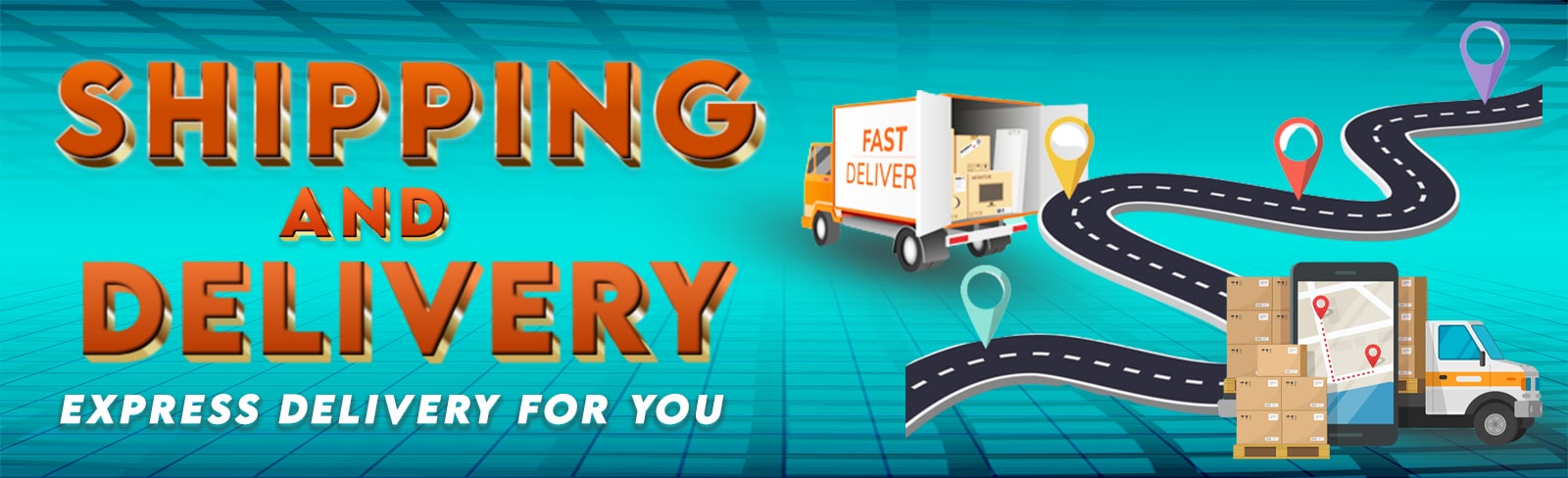 Shipping And Delivery Desktop Banner