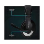 Zebronics Zeb-200HM Wired On Ear Headphone with Mic