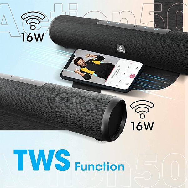 Zebronics Zeb-Action 50 Wireless Speaker TWS