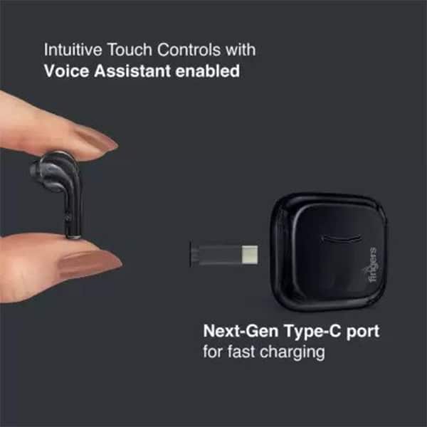 Fingers BlackBeats Bluetooth TWS Earbuds
