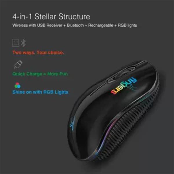 Fingers RGB-NoviTrend Wireless Optical Mouse