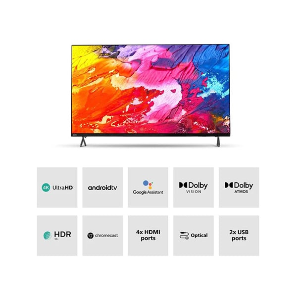 Philips 55 inches 4K Ultra HD Android Smart LED TV (55PUT8115/94)