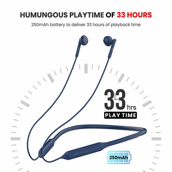 Portronics Harmonics Z5 Wireless Bluetooth Stereo Headset with 33Hrs Playtime