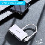 Portronics C-Konnect, 3-in-1 USB Type C Adapter to Project Screen of Your USB Type-C Enabled Device