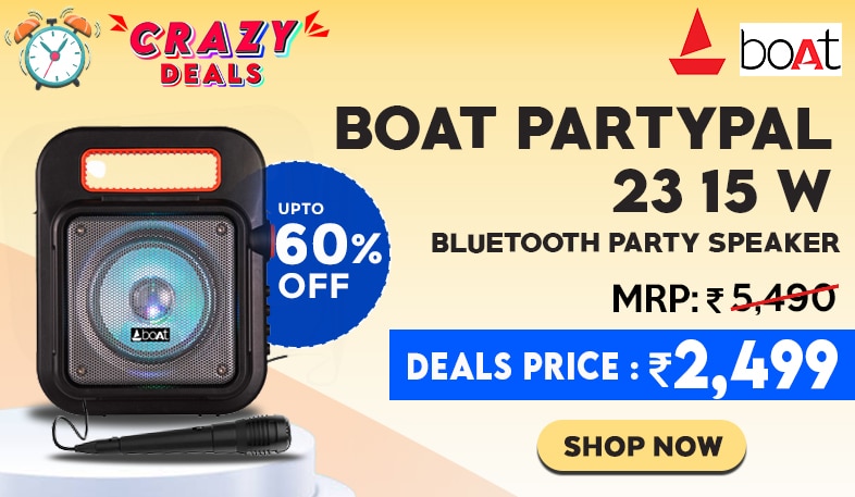 boAt PartyPal 23 15 W Bluetooth Party Speaker