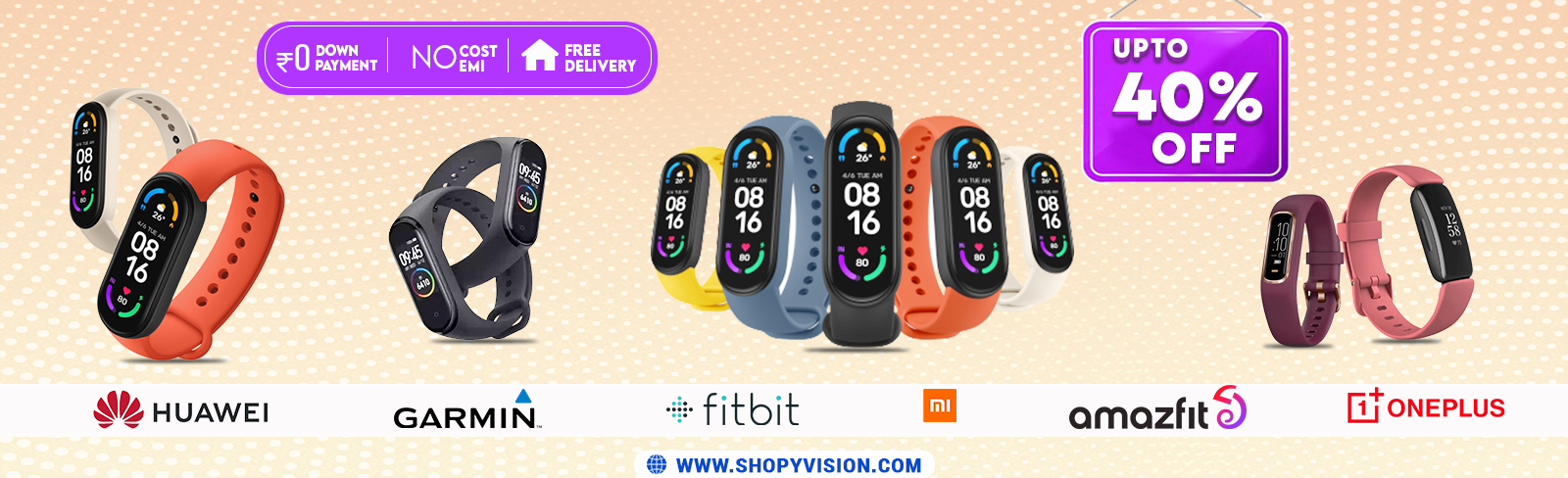 Fitness Bands Banner