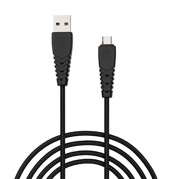Portronics Konnect B Micro USB Cables For Fast Charging & Data Sync 3.0 Amp with PVC Heads