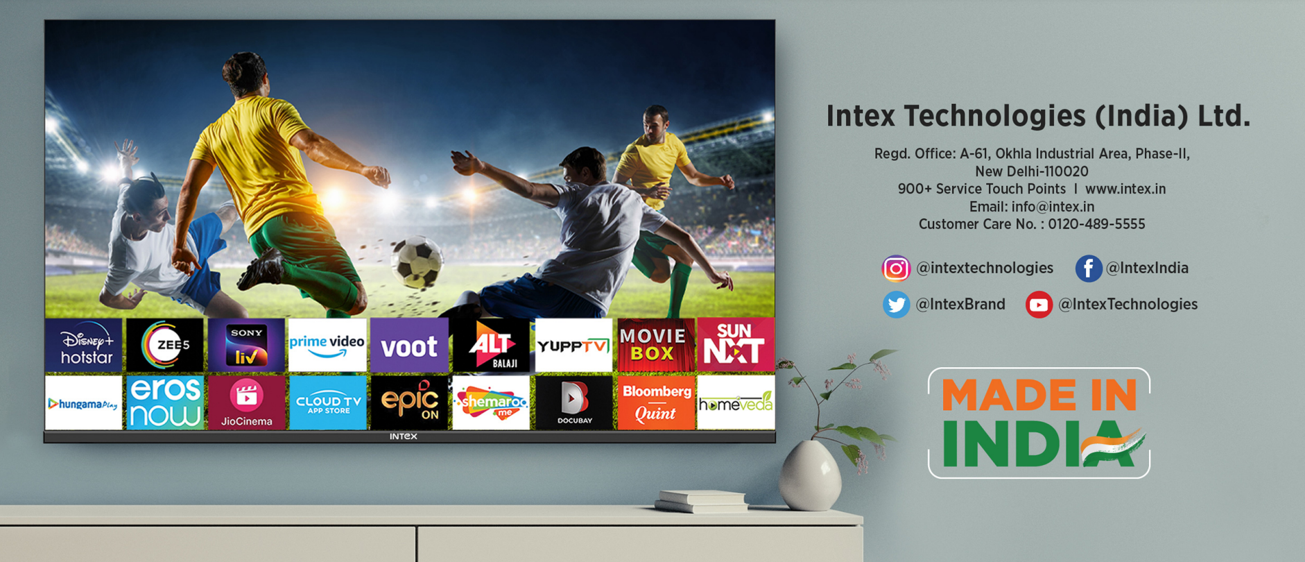 Intex 43 inch Full HD Smart Android 9.0 LED TV (LED-SFF4327)