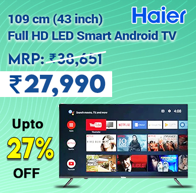 Haier 109 cm (43 inch) Full HD LED Smart Android TV