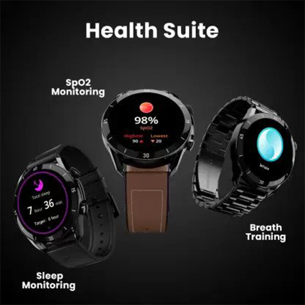 Fire-Boltt Legacy 1.43 AMOLED Bluetooth Calling with First Ever Wireless Charging Smartwatch