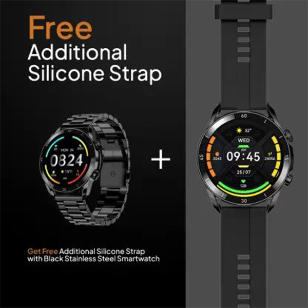Fire-Boltt Legacy 1.43 AMOLED Bluetooth Calling with First Ever Wireless Charging Smartwatch