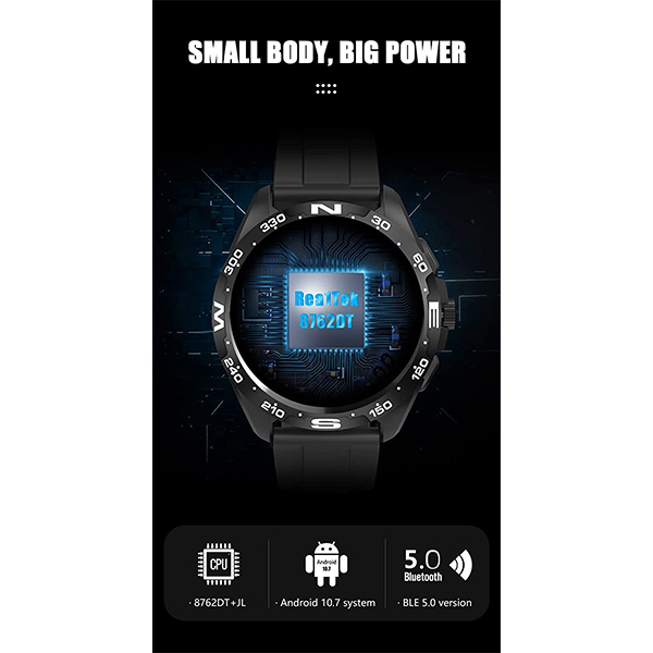 Minix Prime 1.32 inch Semi-Amoled Bluetooth Calling Smartwatch