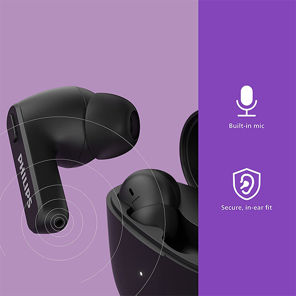 Philips Audio TWS TAT2206 True Wireless in Ear Earbuds with IPX4 Water Resistance
