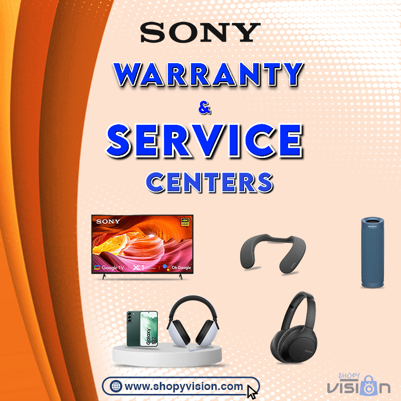 Sony Warranty & Service Center Banner