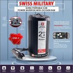 Swiss Military CIV1 Ultra Portable Car Power inverter with Oxygen Bar