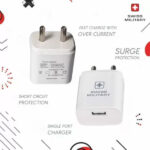 Swiss Military VOLTAIC-2.4 Surge and Short Circuit Protection with Micro USB Cable