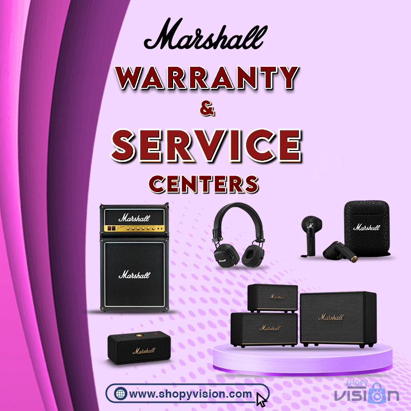 Marshall Warranty & Service Centers Desktop Banner