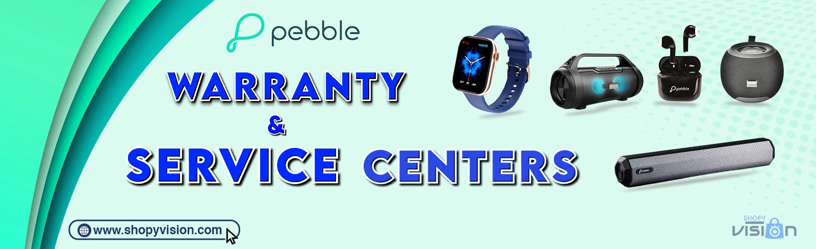 Pebble Warranty & Service Center In india Desktop Banner