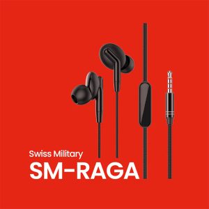 Swiss Military RAGA Stylish Looks & Powerful Bass Wired Earphones