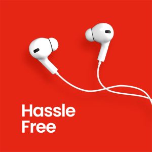 Swiss Military EARNUTS Stylish & Tangle Free Wired Earphones