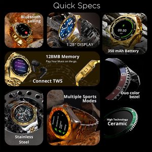 Fire-Boltt Quantum With 1.28" HD Display & BT Calling Smart Watch