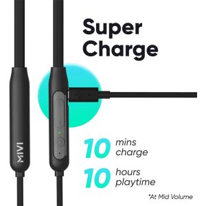 Mivi Collar Classic Wireless Neckband With Fast Charging