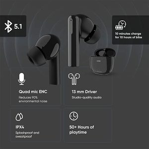 Mivi DuoPods A550 Truly Wireless In Ear Earbuds With Quad Mic