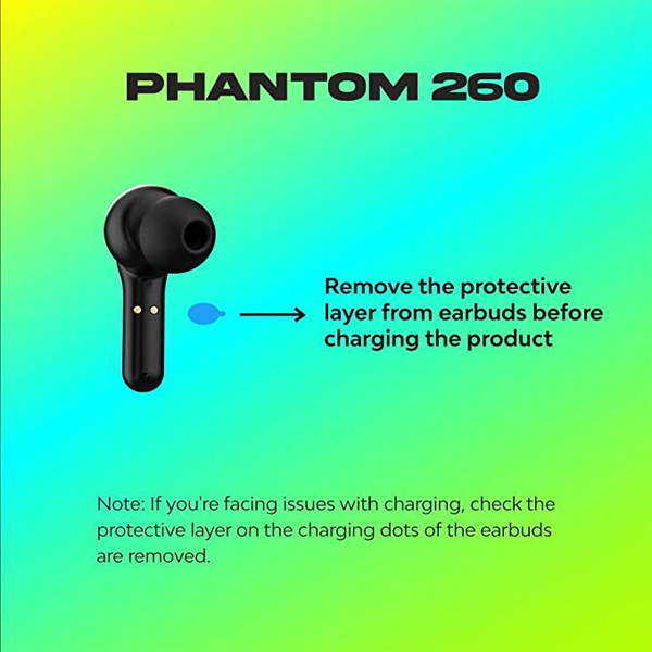 Wings Phantom 260 Truly Wireless In Ear Earbuds