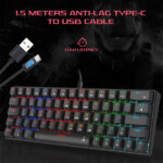 iGear Raptor 64 Backlit Mechanical Keys With 23 Light Modes Wired USB Gaming Keyboard