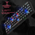 iGear Raptor 64 Backlit Mechanical Keys With 23 Light Modes Wired USB Gaming Keyboard