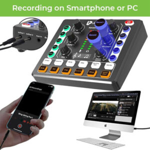 UltraProlink UM1002PRO Sing Along Karaoke Bluetooth Mixer with Karaoke Microphone