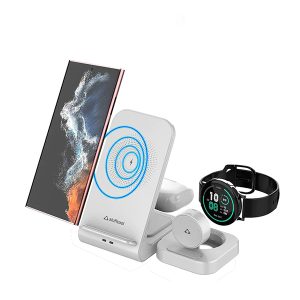 Stuffcool WC450 3 in 1 Wireless Charging Station Perfect for the iOS Ecosystem