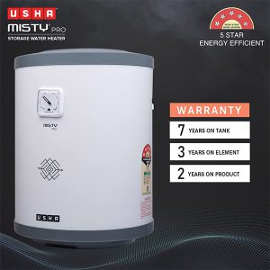 Usha Misty Pro 15 Litre 5 Star Storage Water Heater