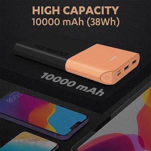 Duracell 10000 mAh 22.5W Fast Charging Lithium-ion Power Bank