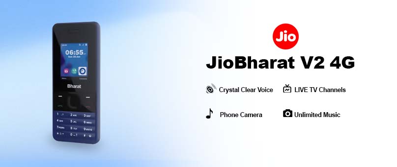 JioBharat V2 Series 4G Keypad Phone