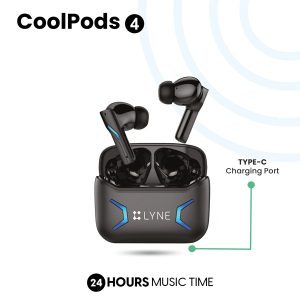 Lyne Coolpods 4 Wireless Earbbuds With 24 Hours Music Time