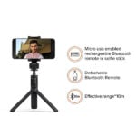 Mi Selfie Stick with Micro USB Rechargeable Bluetooth Remote