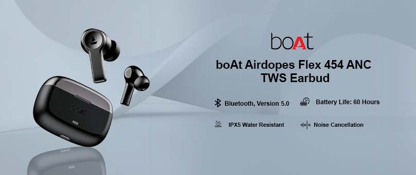 boAt Airdopes Flex 454 ANC TWS Earbuds
