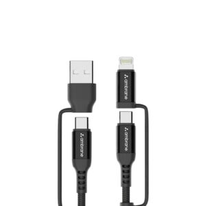 Ambrane 1.5 Meter 4-In-1 Braided Cable